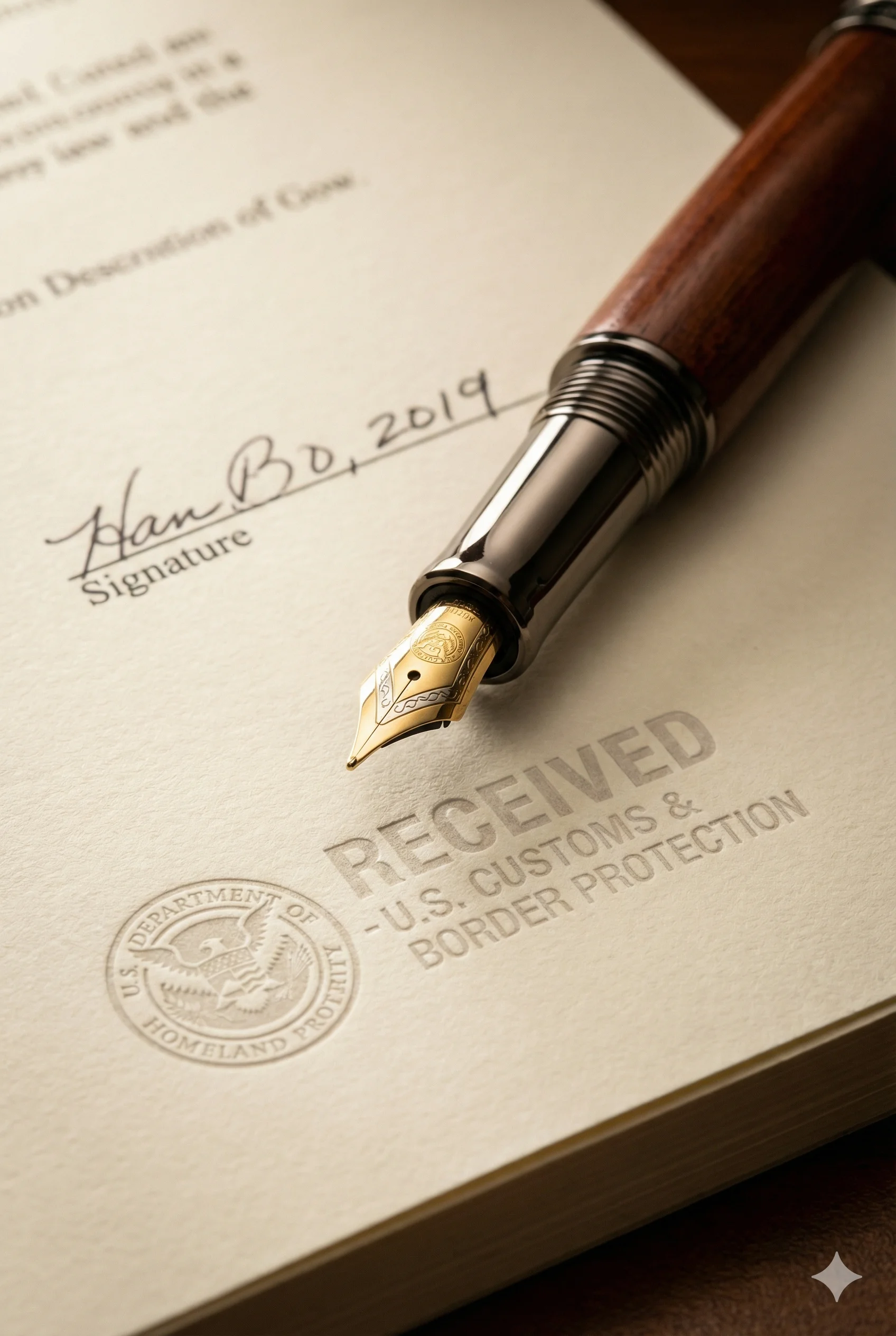 Formal CBP protest documentation